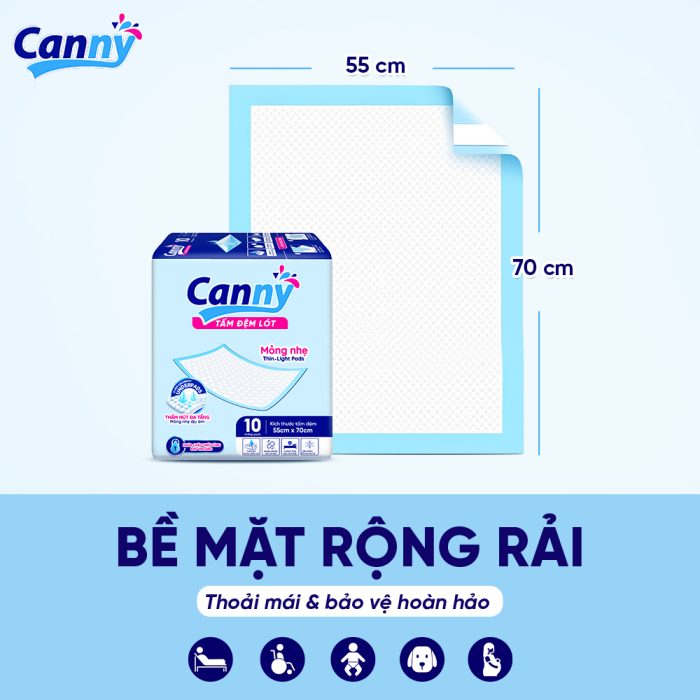 TẤM ĐỆM LÓT CANNY MỎNG - Ảnh 8