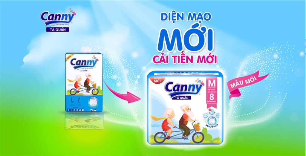 Thông báo cải tiến chất lượng và đổi mới bao bì tã quần người lớn Canny