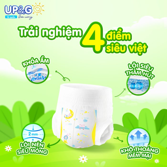 TÃ QUẦN UP&GO SIÊU MỎNG - Ảnh 9